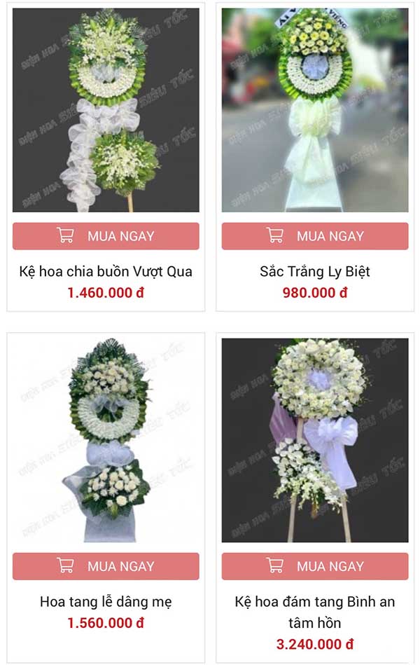 Hoa tang lễ phường sài gòn 3
