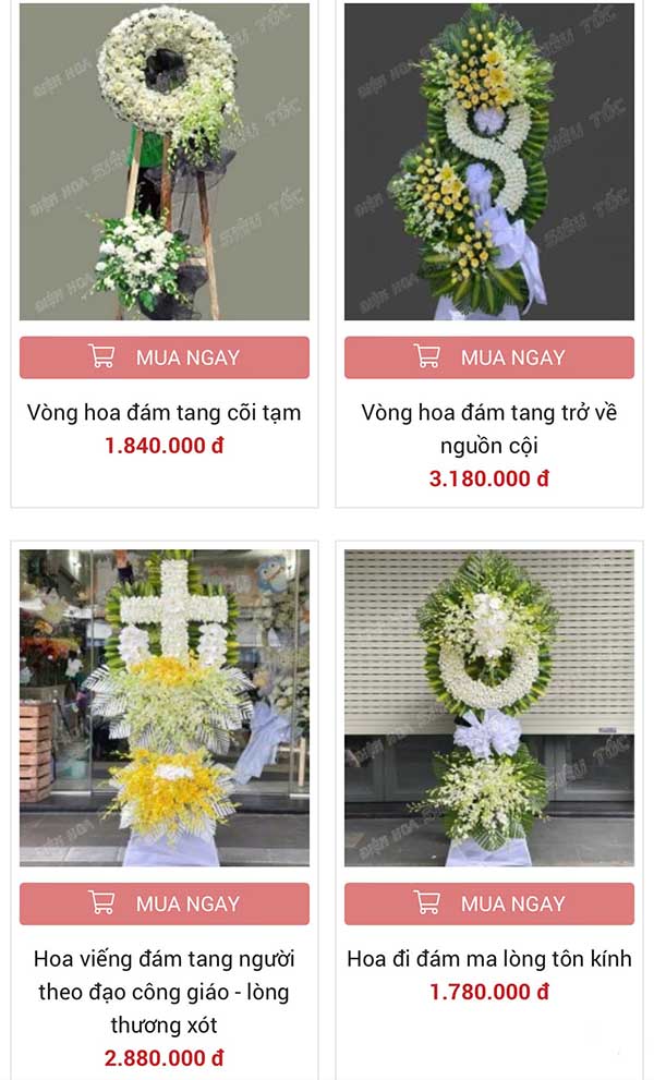 Hoa tang lễ phường sài gòn 6