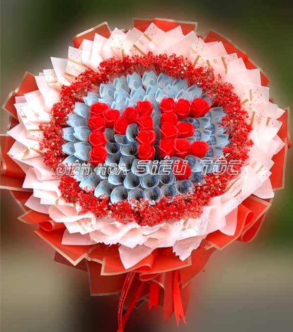Hoa tiền tặng mẹ