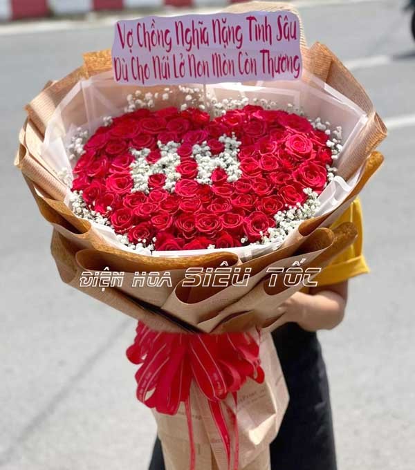 Hoa hồng đỏ tặng sinh nhật